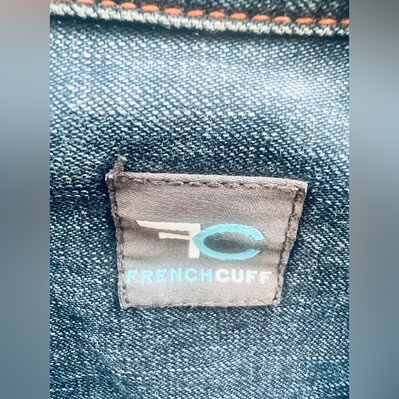 French Cuff Blue Jean Jacket - Picture 4 of 5